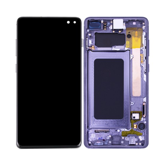 Touch+Display+Frame Samsung Galaxy S10 Plus 2019/G975 Service Pack Negro